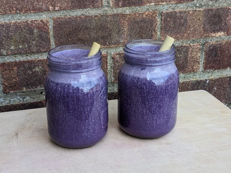 Eat More Plants - Muscle Fuel Blueberry Protein Smoothie