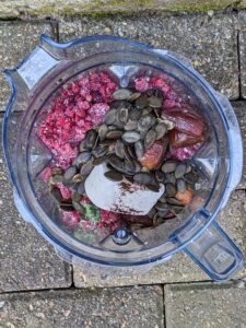 Eat More Plants - Raspberry & Pumpkin Seed Smoothie