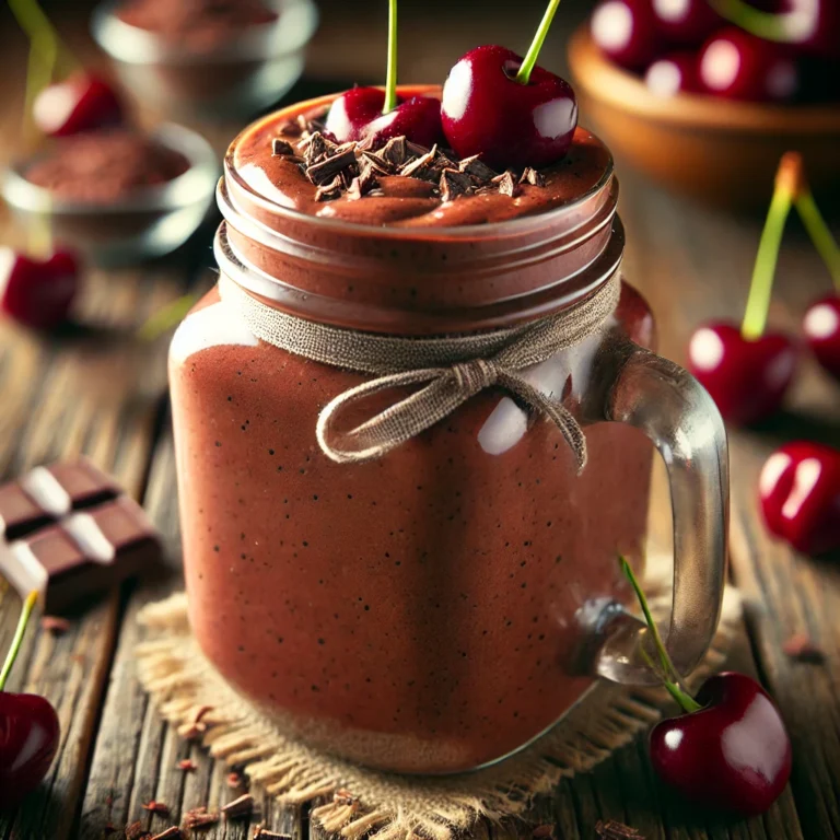 Eat More Plants - the best chocolate cherry smoothie