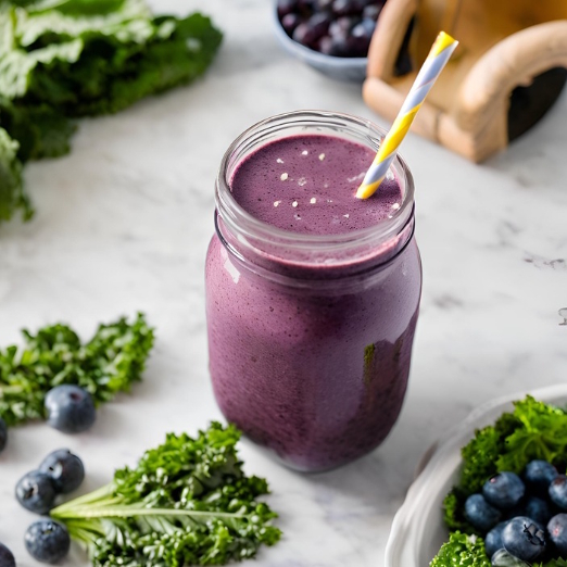 Blueberry Kale Smoothie