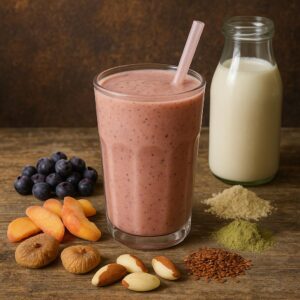 Blueberry Matcha Glow Smoothie by Phe Ledwell from Eat More Plants