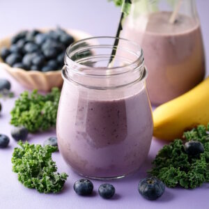 Blueberry Protein Boost Smoothie by Phe Ledwell from Eat More Plants