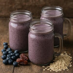 Berry Oat Glow Smoothie by Phe Ledwell from Eat More Plants