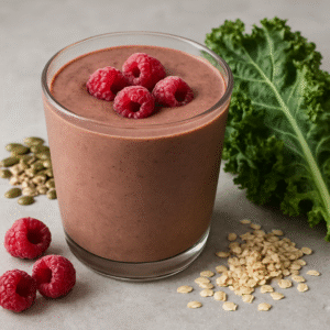 Raspberry Maca Smoothie